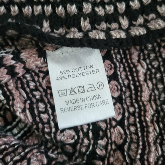 Dor Dor Couture | Gorgeous Gray Ombre Knit Open Front Cardigan (SIZE S) - Picture 4 of 9